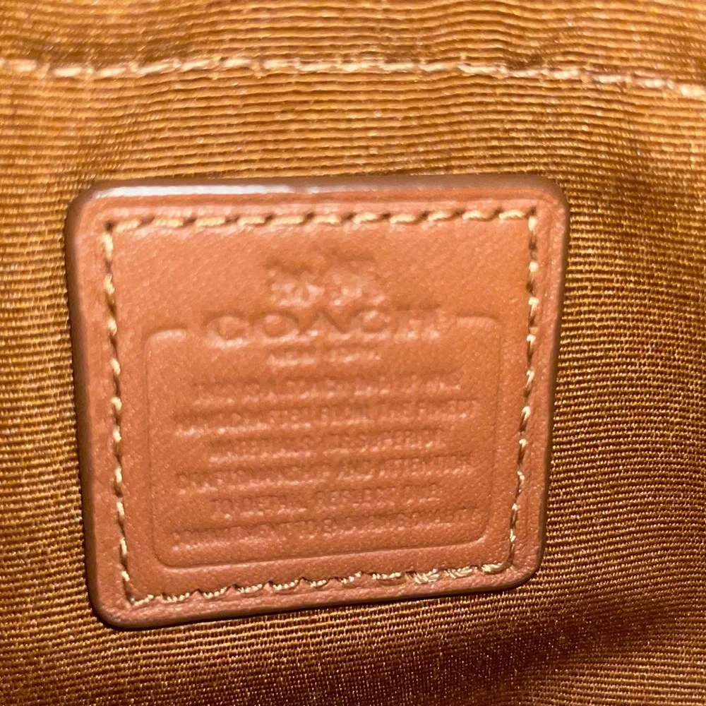 Coach Nolita Small Handbag Tan Gold Chain Y2K Designer Classic Preppy Small - Picture 10 of 14